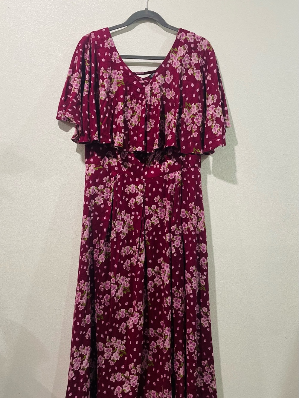 The Pyramid Collection Y2K Floral Maxi Dress Long Boho Romantic